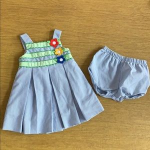 Florence Eiseman baby girl flower dress 6M